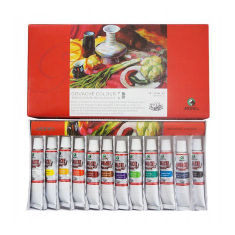 Farby Gwasze Maries, 12 kolorów x 12ml - 2